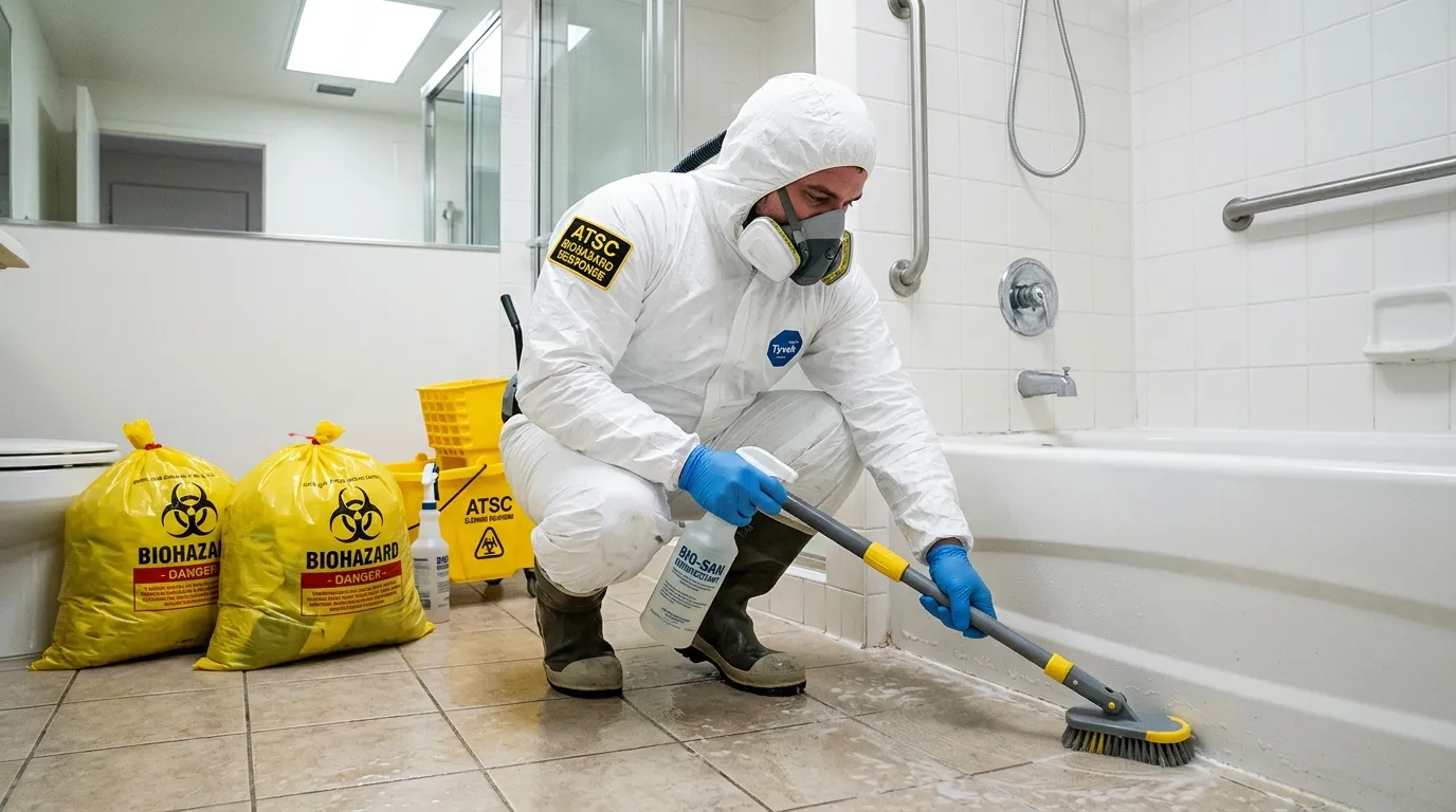 Decontamination equipment deployed for Blood Cleanup in Moraine